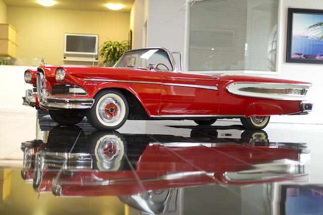 1958 Edsel Citation Convertible  Chassis no. X8WY700406