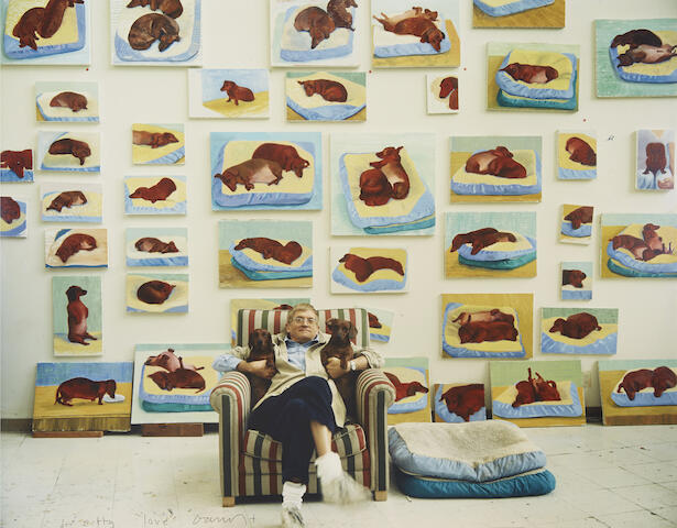 Bonhams : David Hockney (British, born 1937); Dog Days;