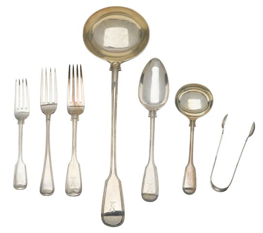 Bonhams An Assembled Group Of English Sterling Silver Flatware By Bonhams An Assembled Group Of English Sterling Silver Flatware By