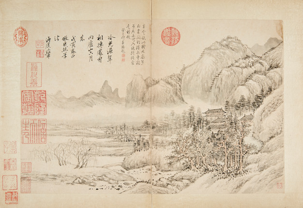Wang Hui (1632-1717) Album of Landscapes image 12