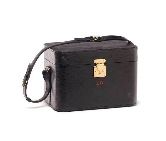 Bonhams : A Louis Vuitton black Epi leather vanity case