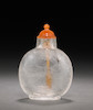 Thumbnail of A carved rock crystal snuff bottle  1750-1860 image 19