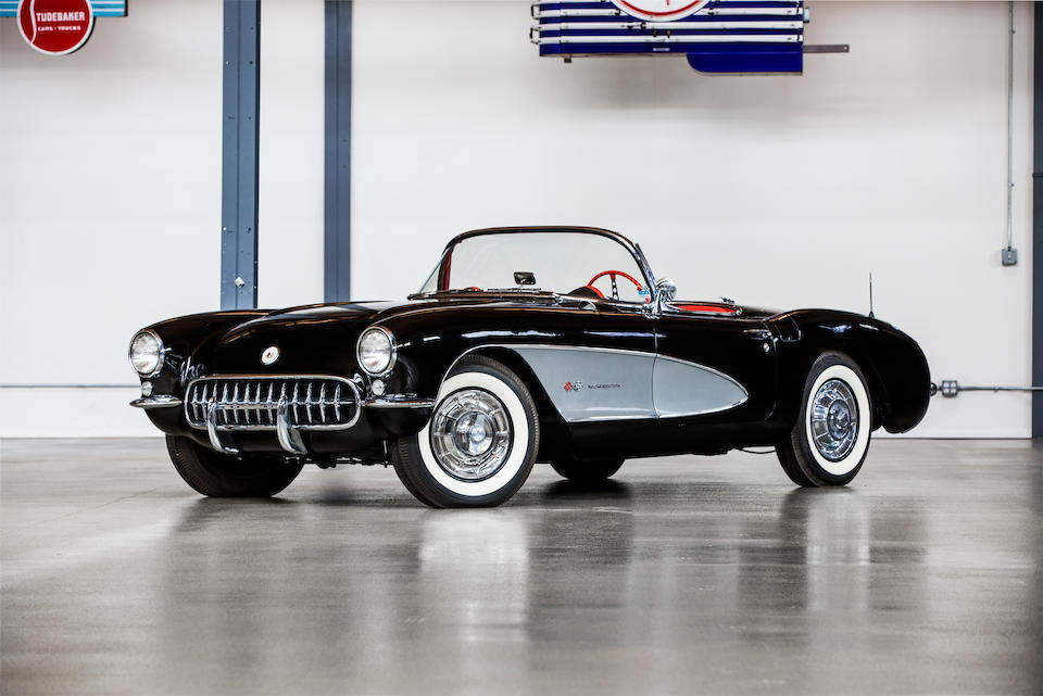 <i>Numbers matching, fuel-injected, NCRS Top Flight and Bloomington Gold Award winner</i><br /><b>1957 CHEVROLET CORVETTE  </b><br />Chassis no. E57S101560 <br />Engine no. F1116EL