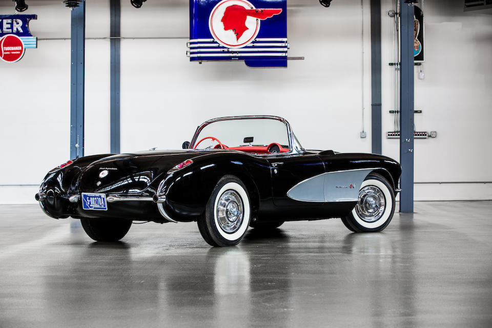 <i>Numbers matching, fuel-injected, NCRS Top Flight and Bloomington Gold Award winner</i><br /><b>1957 CHEVROLET CORVETTE  </b><br />Chassis no. E57S101560 <br />Engine no. F1116EL
