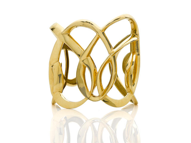 An 18k gold cuff bracelet, Tiffany & Co.