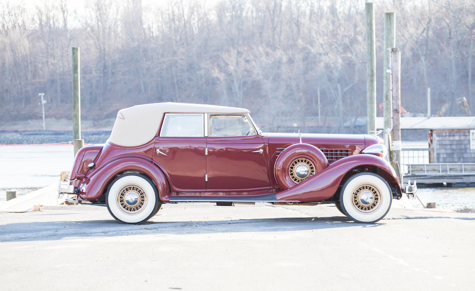 <b>1935 AUBURN MODEL 851 CUSTOM PHAETON  </b><br />Chassis no. 2505H <br />Engine no. GG3602