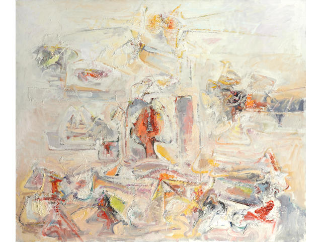 Hans Gustav Burkhardt  (1904-1994) Shangrila, 1970 50 x 60 in. (127 x 152.4 cm)