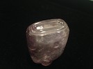 Thumbnail of An amethyst 'landscape' snuff bottle  Rustic Crystal Master School, 1750-1860 image 2