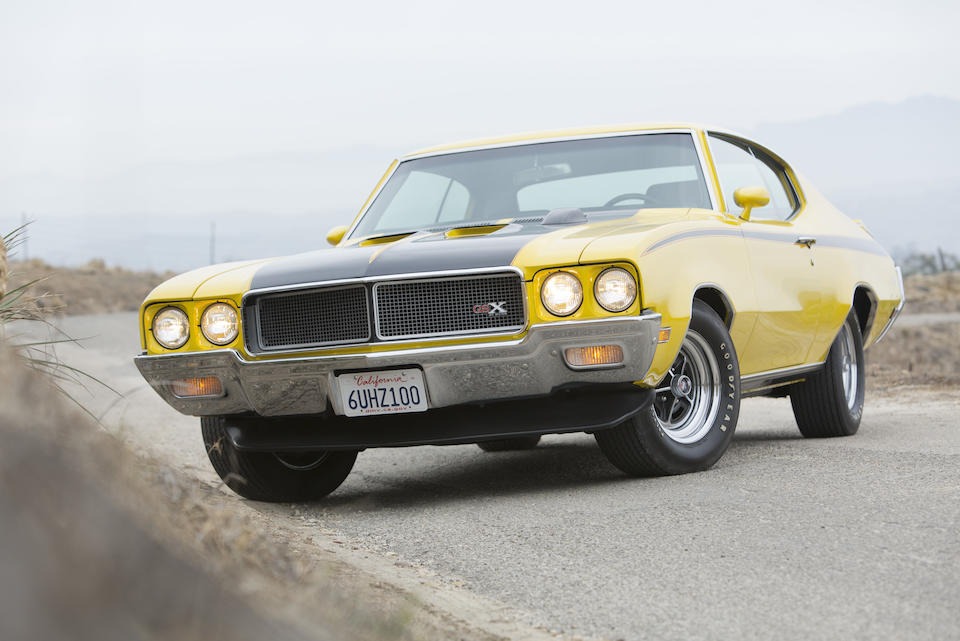 Offered from the Tony Hart Collection      ,1970 BUICK GSX STAGE I COUPE  Chassis no. 446370H272905
