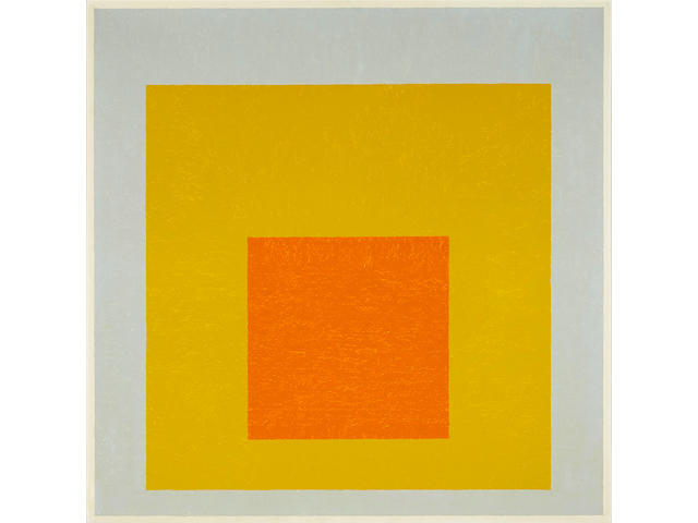 JOSEF ALBERS (1888-1976) Homage to the Square: "Suspended", 1953