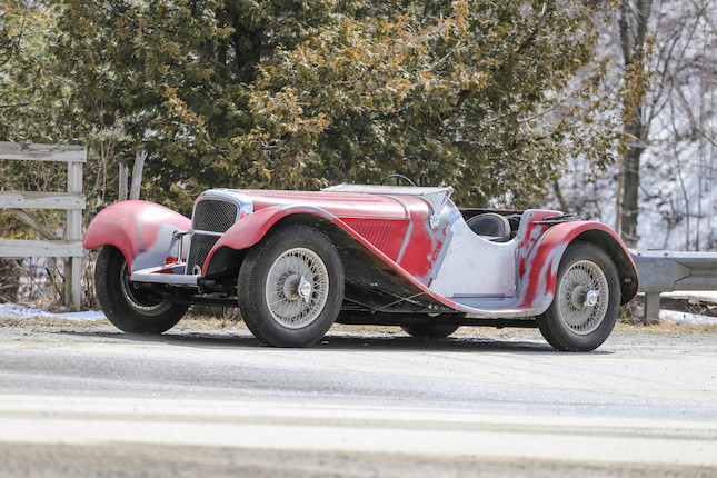 1938 Jaguar SS100 2½ Liter Roadster  Chassis no. 49049 Engine no. T 9528 (see text) image 32