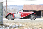 Thumbnail of 1938 Jaguar SS100 2½ Liter Roadster  Chassis no. 49049 Engine no. T 9528 (see text) image 19