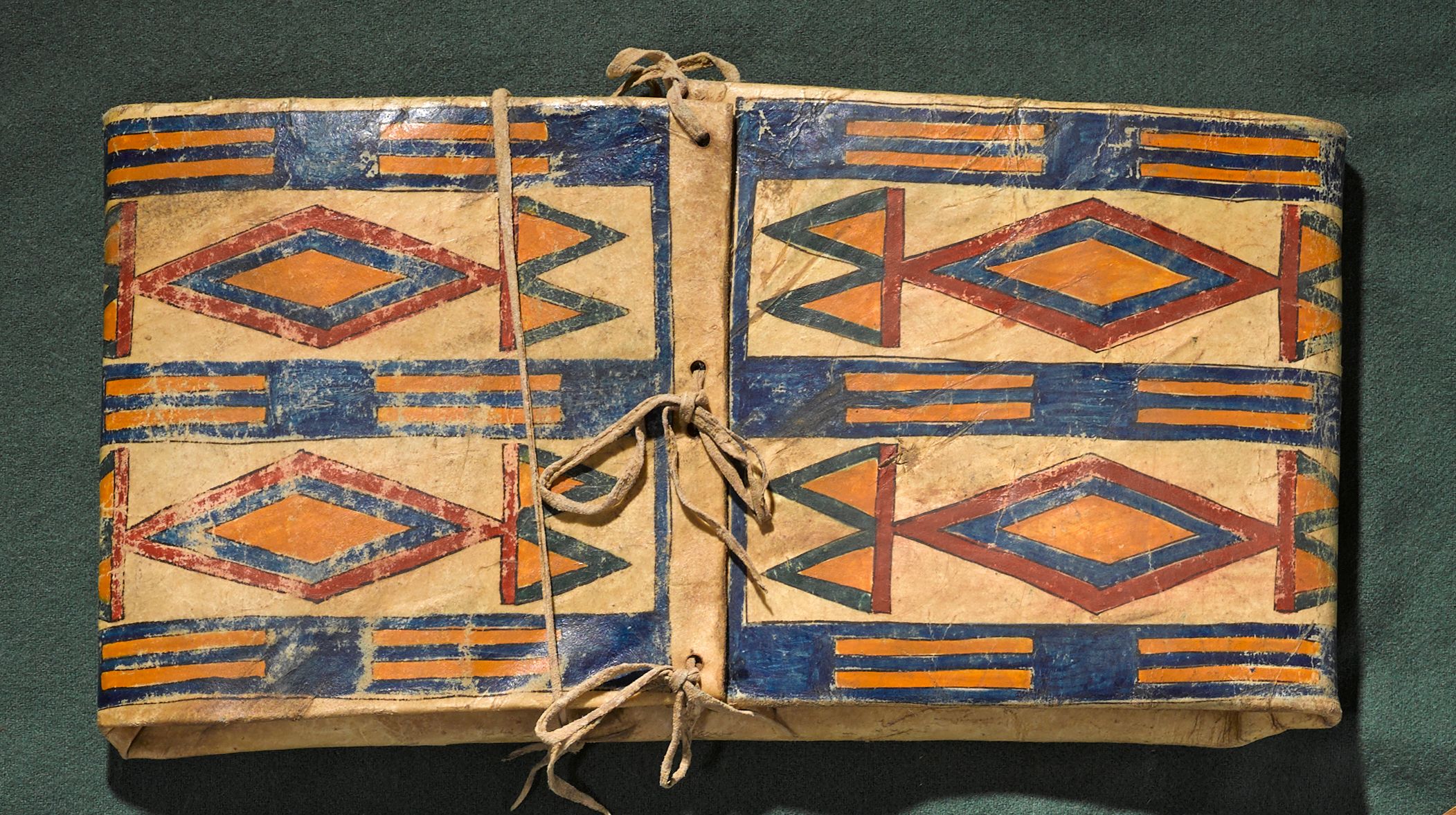 A Sioux parfleche envelope