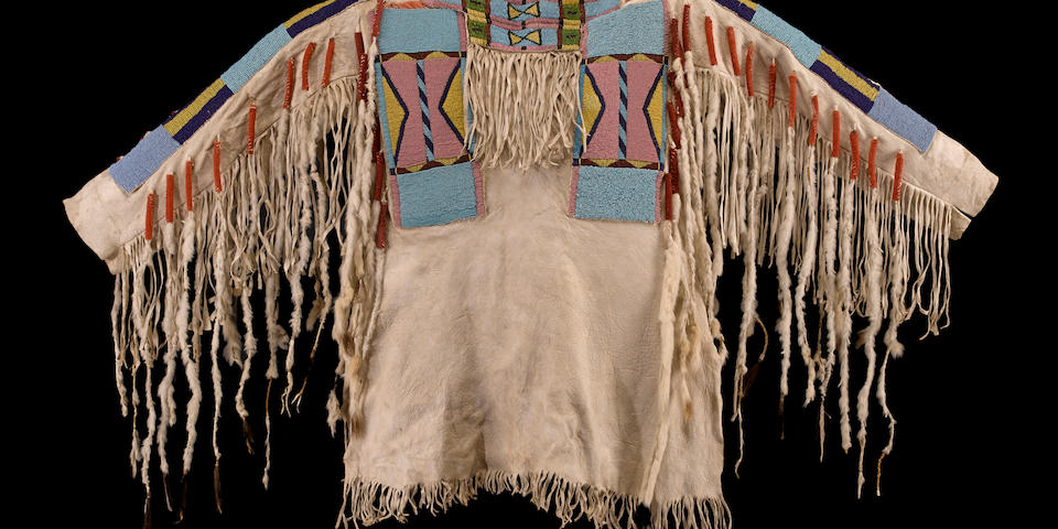 A Nez Perce beaded shirt