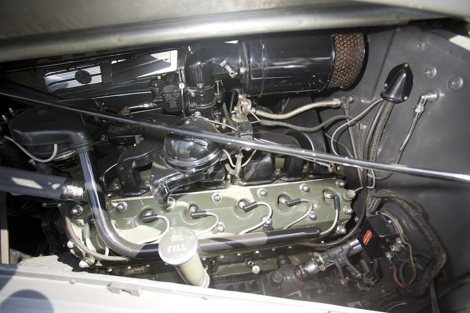 <b>1939 Packard Twelve 1708 Convertible Sedan  </b><br />Chassis no. 12532017 <br />Engine no. B602387