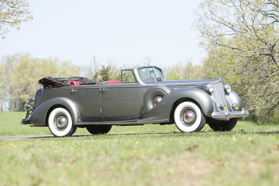 <b>1939 Packard Twelve 1708 Convertible Sedan  </b><br />Chassis no. 12532017 <br />Engine no. B602387