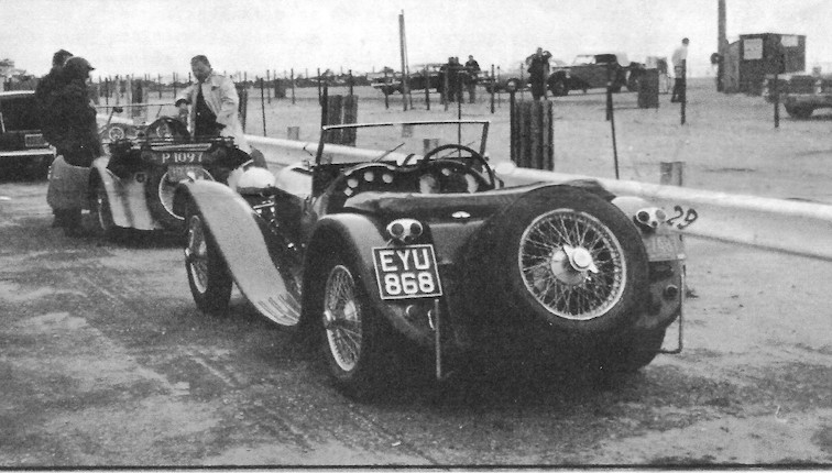 1938 Jaguar SS100 2½ Liter Roadster  Chassis no. 49049 Engine no. T 9528 (see text) image 2
