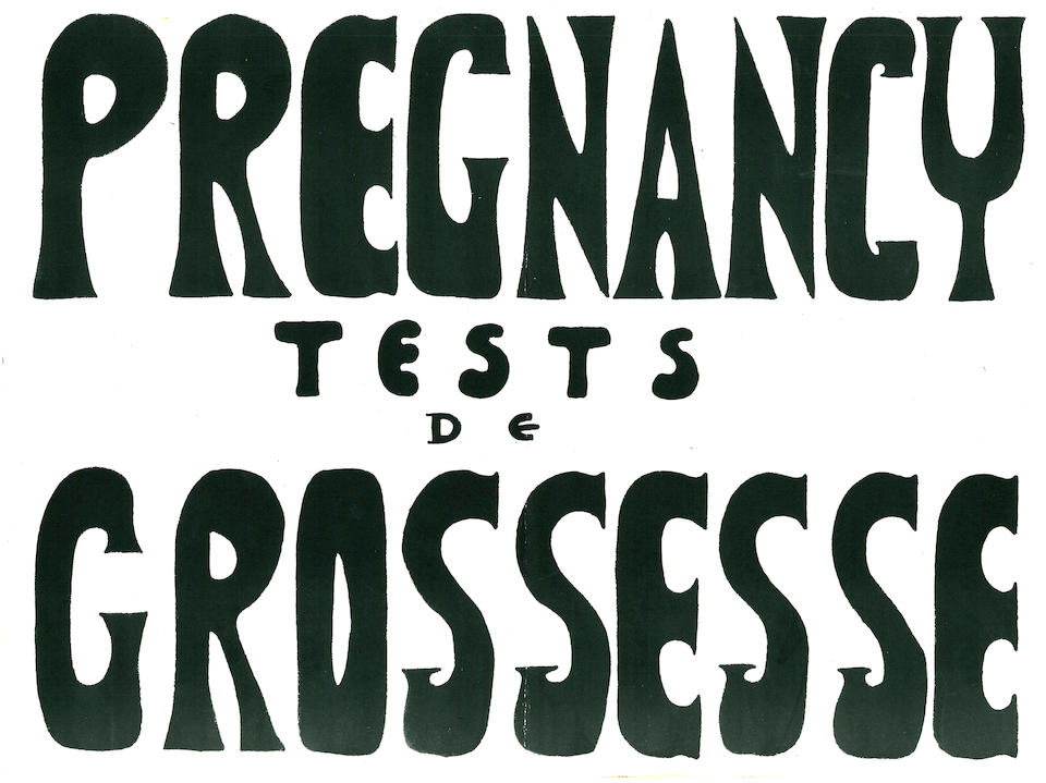 CRANE, MARGARET, INVENTOR&#8212;THE FIRST HOME PREGNANCY TEST. Original Predictor home pregnancy test prototype, 1968.