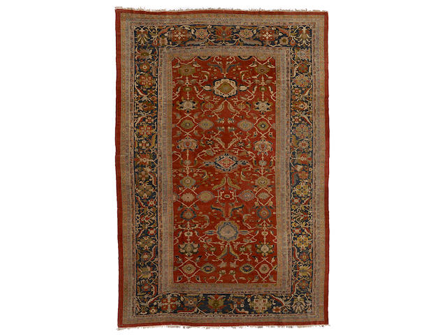 A Sultanabad carpet  Central Persia size approximately 14ft. 5in. x 22ft. 2in.