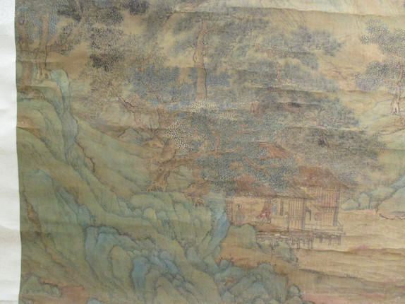 Bonhams After Liu Songnian (18th century) Blue/Green Landscape