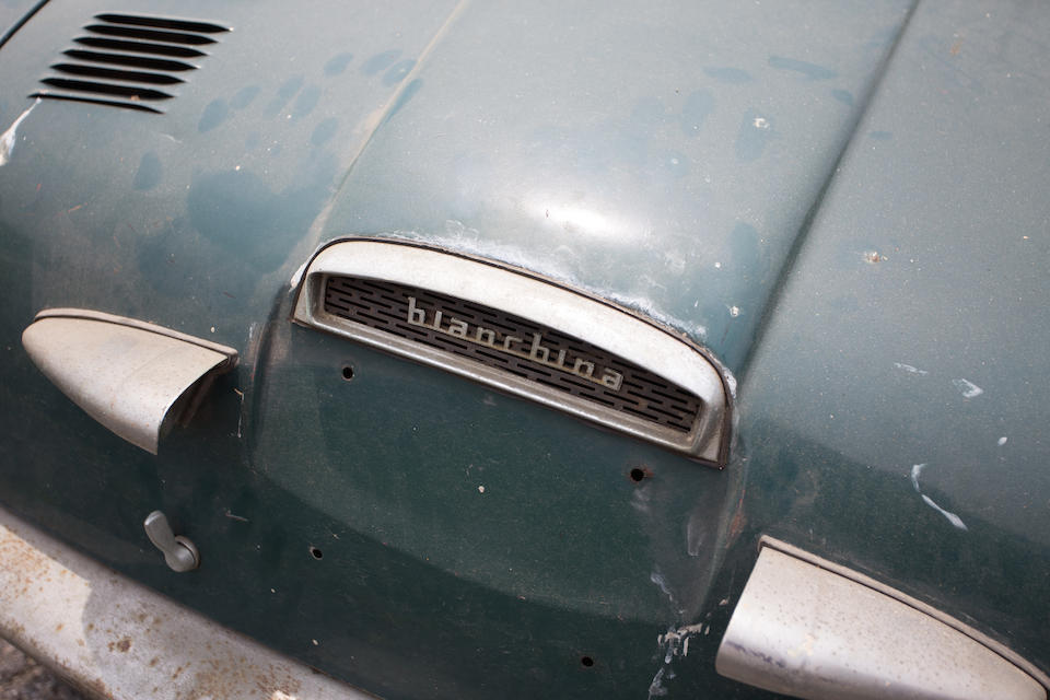 <B>1959 Autobianchi Bianchina First Series Transformable Coup&#233;</B><BR />Chassis no. 110B*017491<BR />Engine no. 110.000*095998*