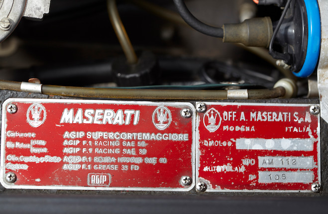1967 MASERATI MEXICO COUPE  Chassis no. AM.112.106 Engine no. AM.112.106 image 35