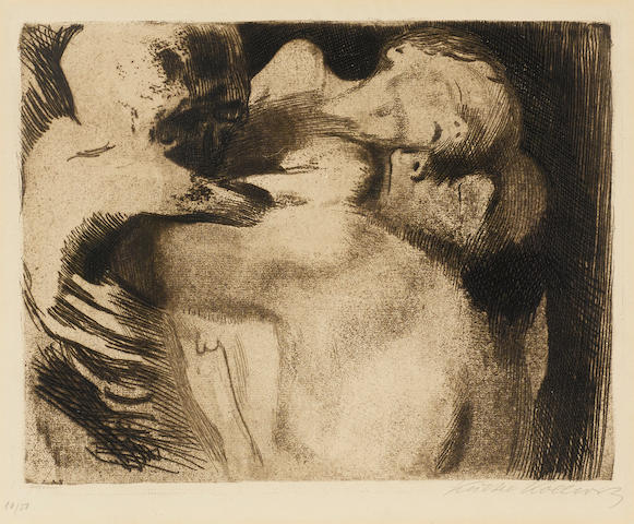 Tod und Frau um das Kind Ringend, K.188