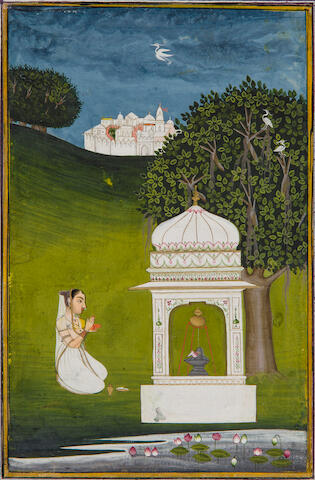 Bonhams An Illustration From A Ragamala Series Bhairavi Ragini