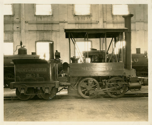 Used under both Union and Confederate forces during the Civil War and believed to be the oldest Southern locomotive in existencec.1835  Brathwaite and Ericson Mississippi Locomotive image 3
