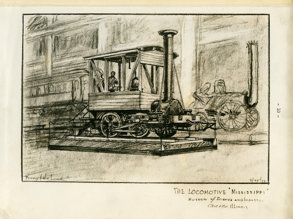 Used under both Union and Confederate forces during the Civil War and believed to be the oldest Southern locomotive in existencec.1835  Brathwaite and Ericson Mississippi Locomotive image 2