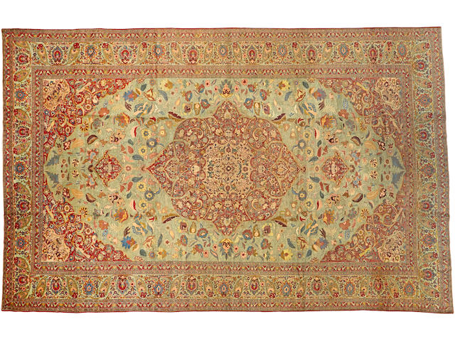 A Tabriz carpet Northwest Persia size approximately 12ft. x 18ft.
