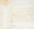Thumbnail of FRANKLIN, BENJAMIN. 1706-1790. Document Signed (B. Franklin), 1 p, oblong folio, image 1