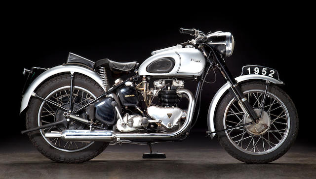 From a private Southeastern collection,1952 Triumph 6T Thunderbird Frame no. 6T18164NA Engine no. 6T27829