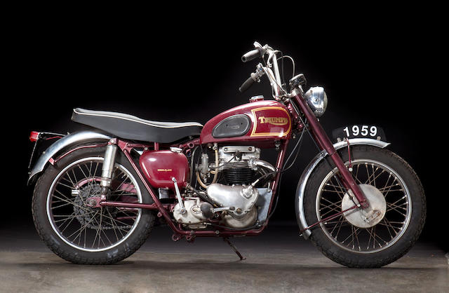 From a private Southeastern collection,1959 Triumph T100 Tiger Frame no. T110 78617 Engine no. 21687