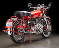 Thumbnail of Rare 'one-of-one' Black Shadow variant in Chinese Red, confirmed by the Vincent Owner's Club,1951 Vincent Series C 'Red' White ShadowUpper and Rear Frame no. RC8047A Engine no. F10/1A/6147 image 20