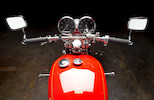 Thumbnail of Rare 'one-of-one' Black Shadow variant in Chinese Red, confirmed by the Vincent Owner's Club,1951 Vincent Series C 'Red' White ShadowUpper and Rear Frame no. RC8047A Engine no. F10/1A/6147 image 19