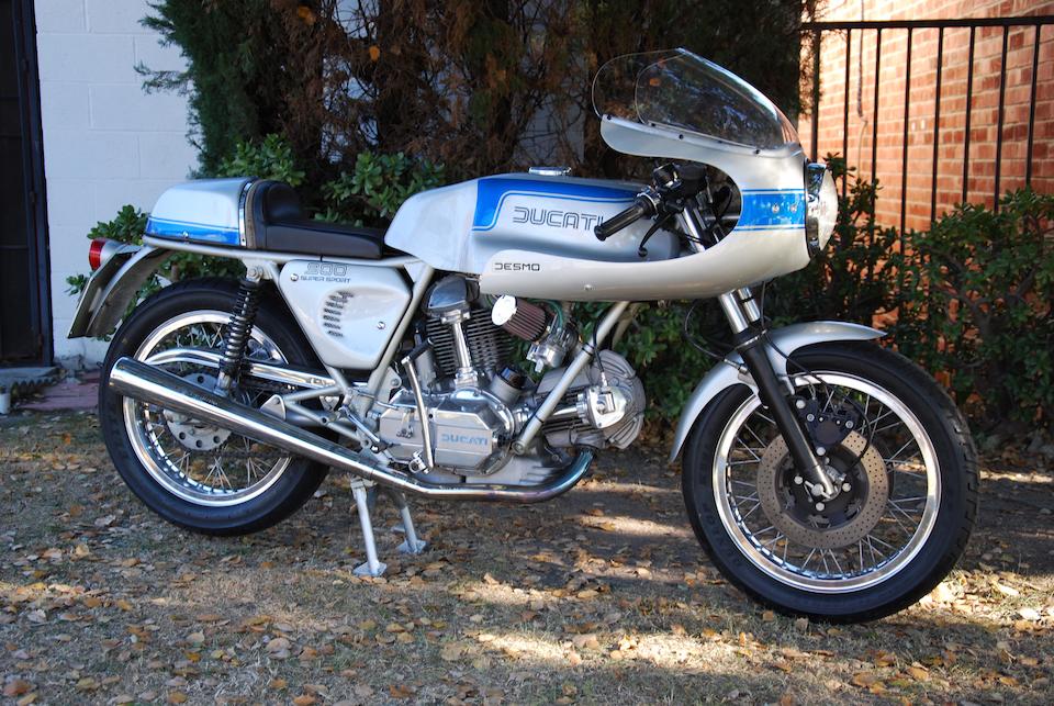 In long-term ownership of prominent Ducati dealer's private collection,1975 Ducati 864CC 900SS Frame no. DM750SS 075880 Engine no. 075880