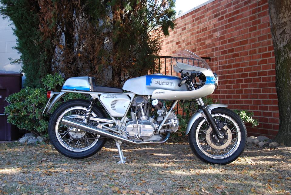 In long-term ownership of prominent Ducati dealer's private collection,1975 Ducati 864CC 900SS Frame no. DM750SS 075880 Engine no. 075880