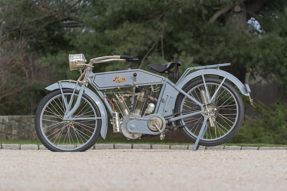 The Ex-Bud Ekins,1913 Pope 61ci Model L Twin Engine no. 9011029