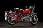 Thumbnail of Rare 'one-of-one' Black Shadow variant in Chinese Red, confirmed by the Vincent Owner's Club,1951 Vincent Series C 'Red' White ShadowUpper and Rear Frame no. RC8047A Engine no. F10/1A/6147 image 12