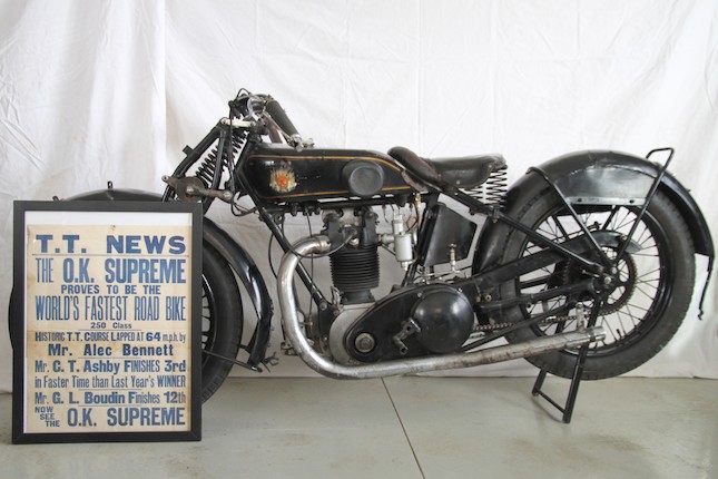 1929 OK Supreme 350cc Frame no. 11189 Engine no. IOY/4467 image 3