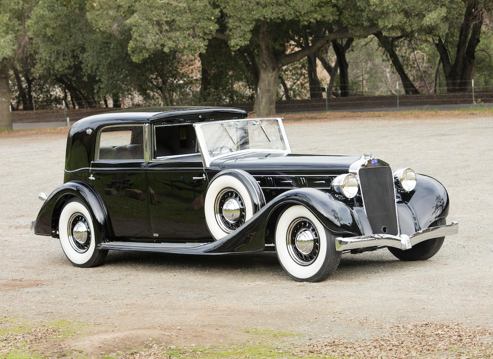<B>1936 DELAGE D8-100 <i>COUP&#201; CHAUFFEUR</i><BR />Coachwork by Franay<br /></B><BR />Chassis no. 50770<BR />Engine no. 50770
