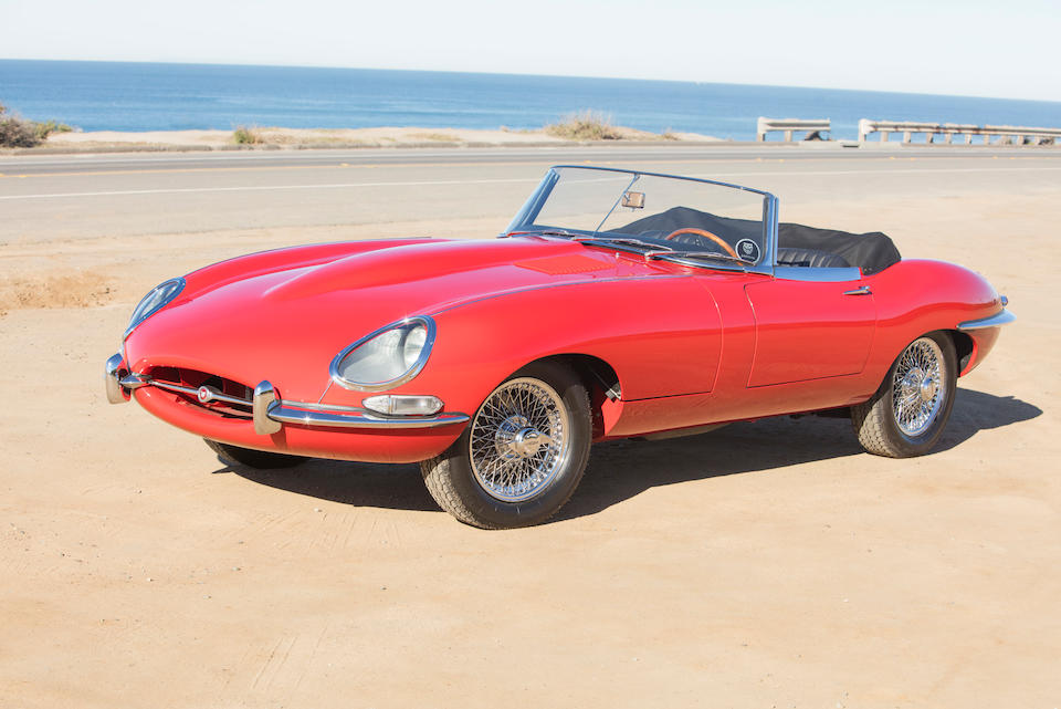 <B>1966 JAGUAR  E-TYPE SERIES 1 4.2-LITER ROADSTER<br /></B><BR />Chassis no. 1E 11887<BR />Engine no. 7E 52924-9 (see text)