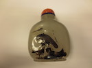 Thumbnail of A shadow chalcedony 'hawk' snuff bottle 1780-1850 image 7