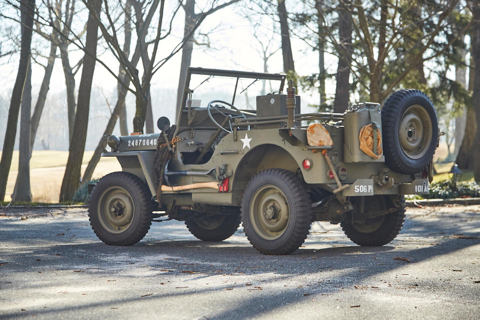 <B>1943 WILLYS JEEP WITH TRAILER<br /></B><BR />Chassis no. 288563