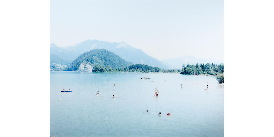 Massimo Vitali (born 1944) Wolfgangsee South East (#3313), 2009 70 7/8 x 86 5/8 in. (180 x 220 cm) (This work is from an edition of six plus two artist proofs.)