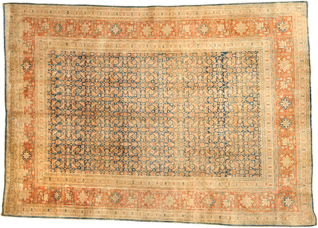 A Tabriz rug Northwest Persia size approximately 6ft. 3in. x 9ft. 2in.