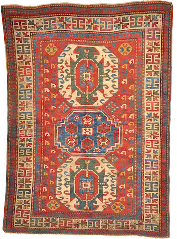 A Kazak rug Caucasus size approximately 5ft. 2in. x 7ft. 2in.