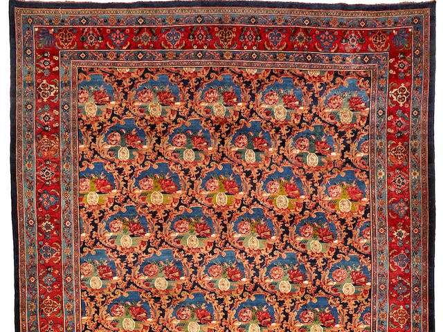 A Bidjar long carpet Northwest Persia size approximately 11ft. x 17ft. 10in.