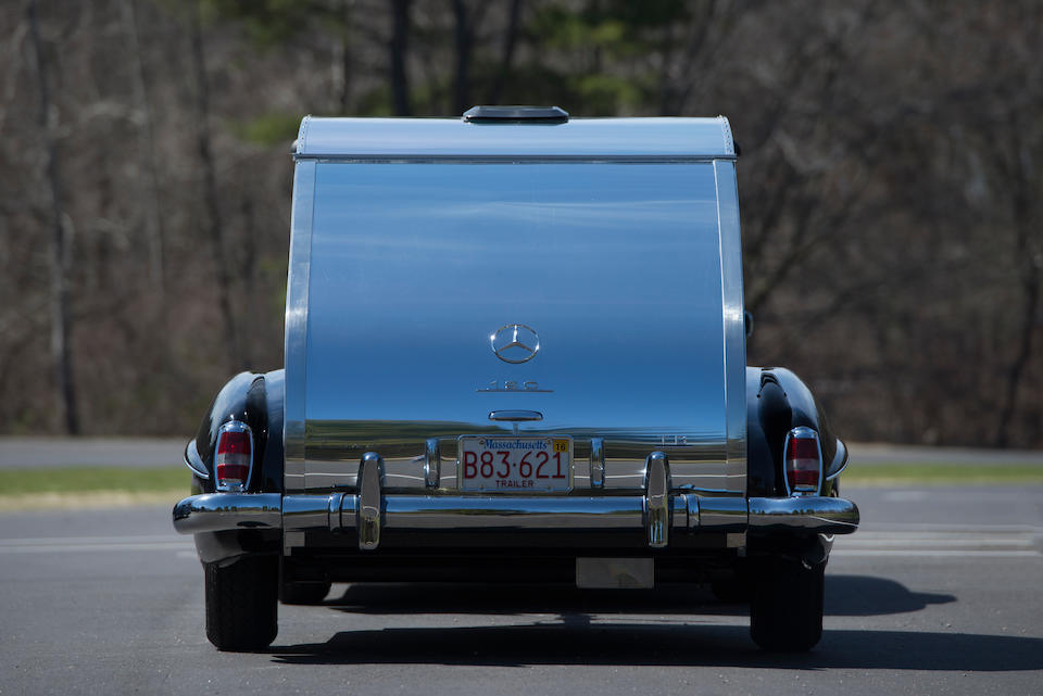<B>1959 MERCEDES-BENZ 190SL WITH MATCHING MINI TEARS TEARDROP TRAILER<br /></B><BR />Chassis no. 121-040-10-014685<BR />Engine no. 121-912-10-014809